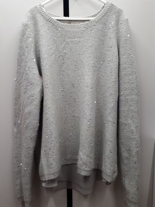 Sweterek z błyszczącą nitką Orsay rozm.M