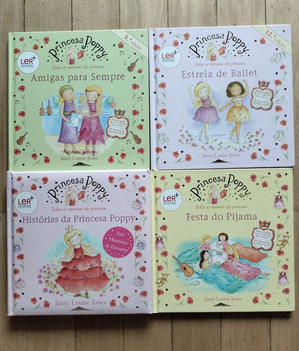 Livros da coleção "Princesa Poppy" (capa dura)