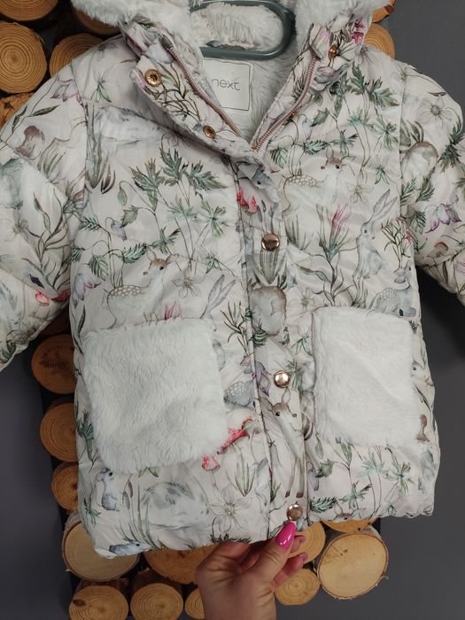 Kurtka zimowa next dziewczęca r.98