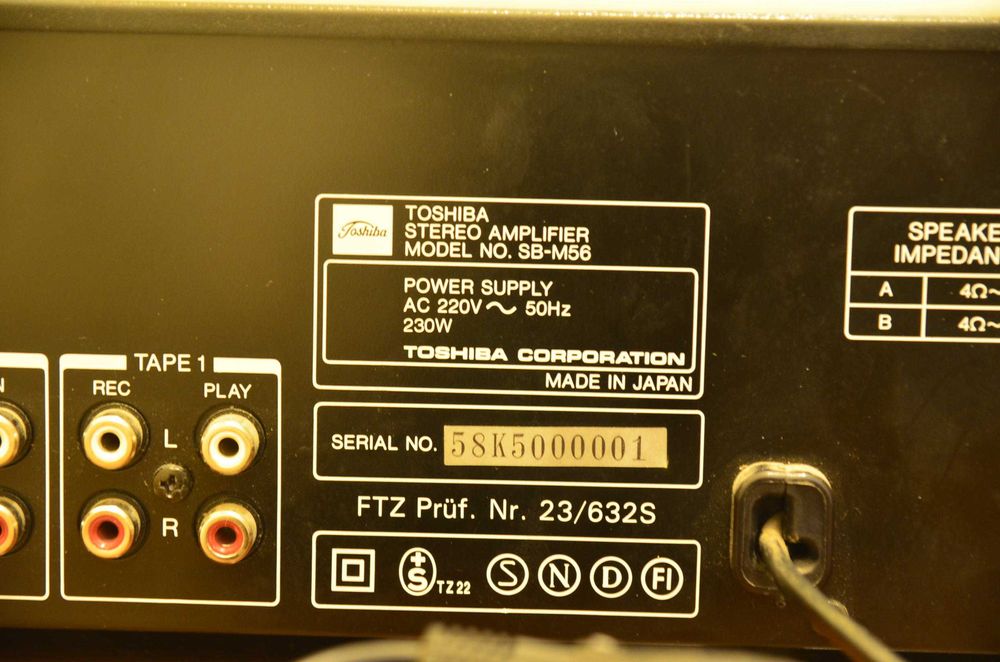 Amplificador Toshiba SB-M56