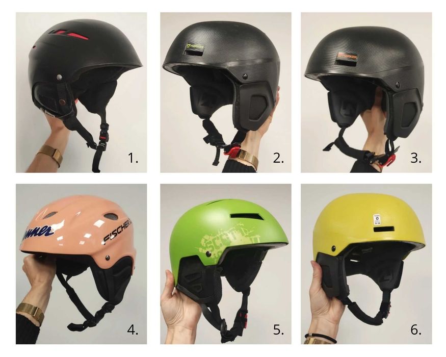 Kask narciarski różne rozmiary