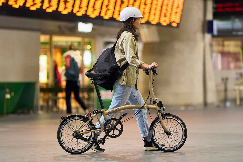 Rower Składany Brompton C-Line M12L Dune Sand Standard