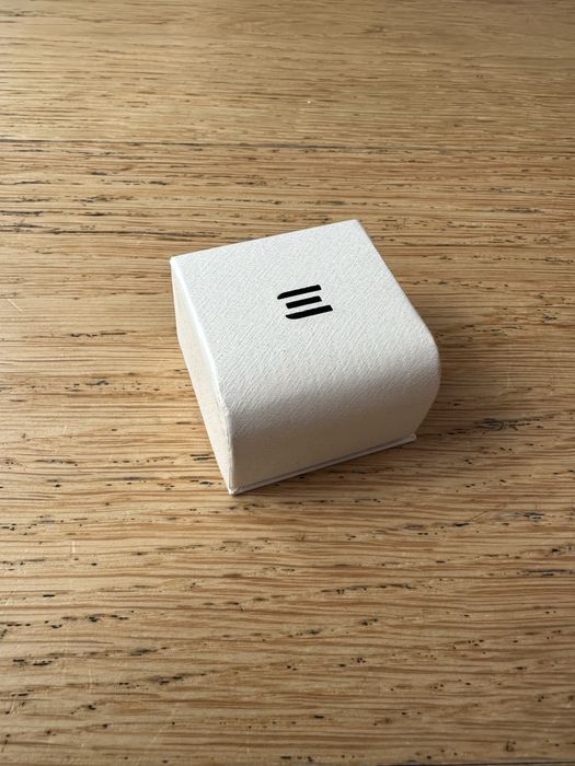 Pudełeczko na biżuterię pierścionek elixa beżowe