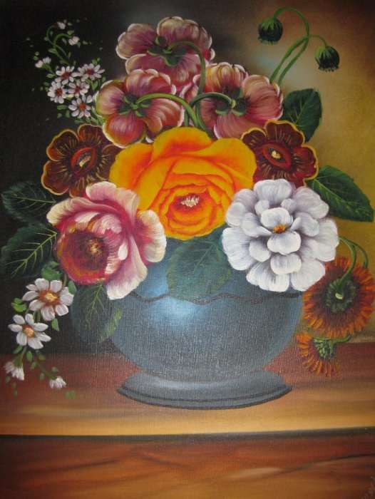 Quadro Pintado á Mão...Novo!