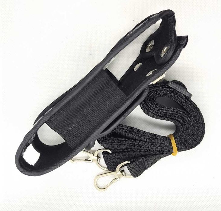 Bolsa pele walkie talkie rádio comunicações