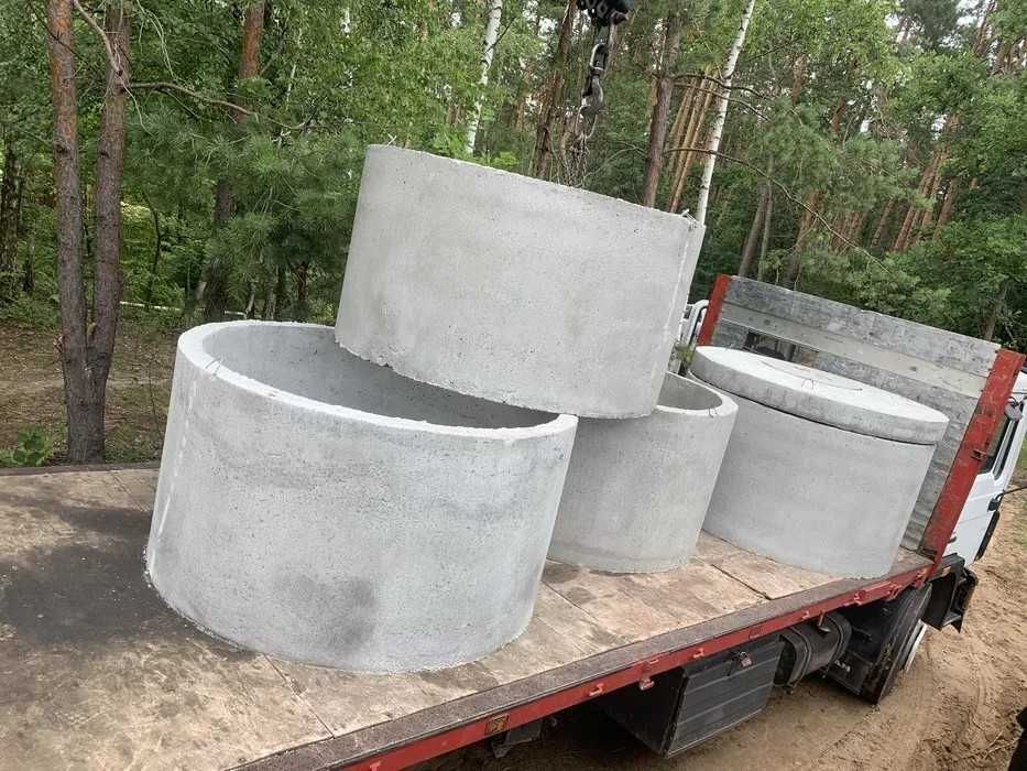 ПЕРЕЛИВНА ЯМА Вигрібна ПІД КЛЮЧ Септик Каналізація копання септиків бетонні КРУГИ СОГИ екскаватор послуги МАНІПУЛЯТОРА