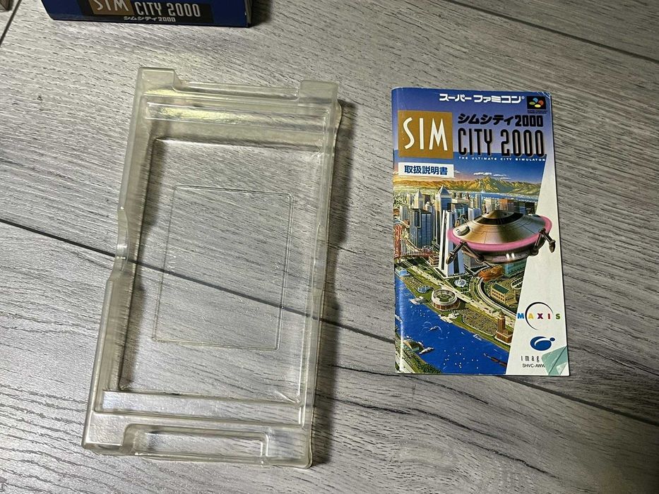 Nintendo Super Famicom - gra Sim City 2000 (SHVC-AWWJ-JPN)