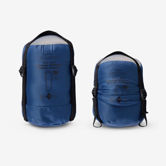 Saco-cama de Trekking 15°C, acoplável MT500