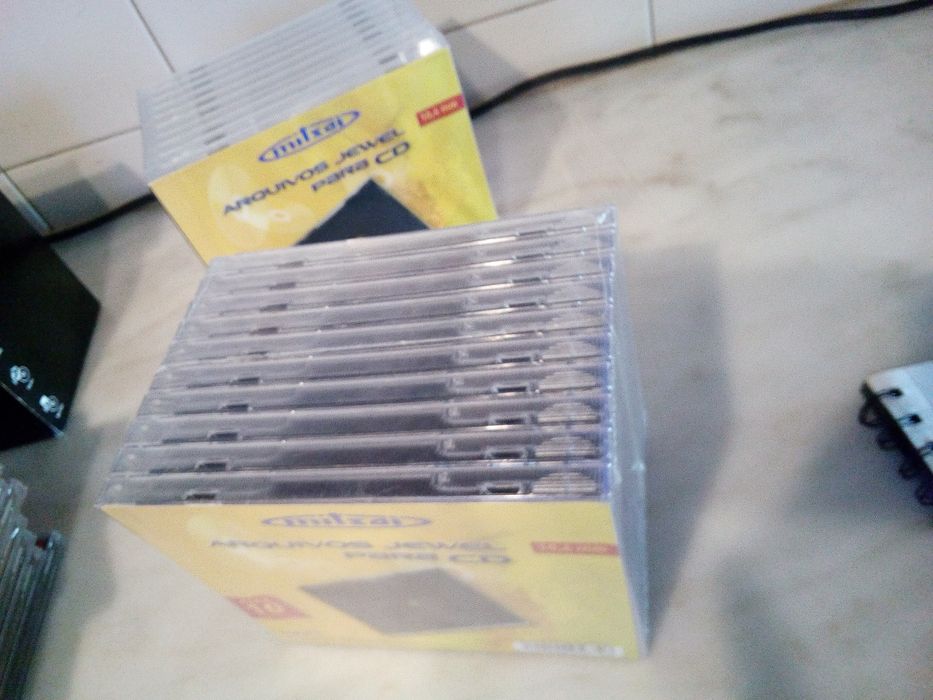Conjunto de 20 Capas Cd/9 Cds Virgens