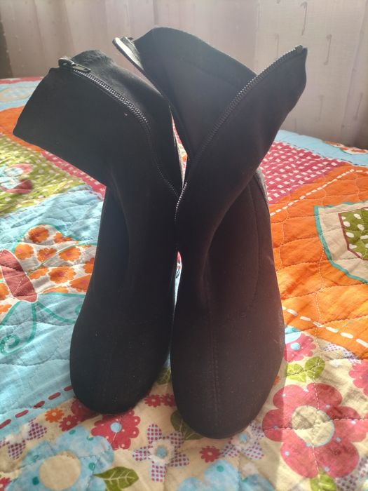 Botas de salto alto pretas marypaz