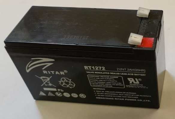 Нова акумуляторна батарея AGM RITAR RT1272 12V 7.2Ah