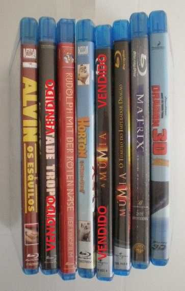 6 Bluray - como novos / vistos apenas uma única vez