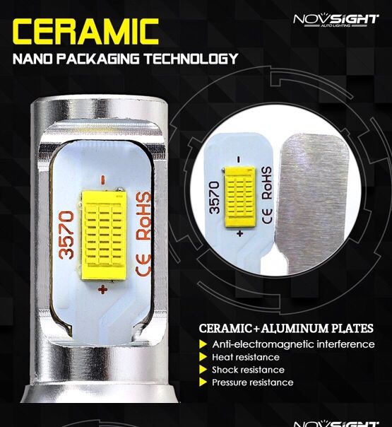 Kit Led H7 H1 e H3 160w 8000Lm