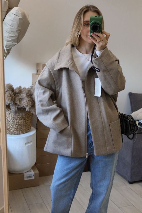 пальто вовняне, Zara, S,M,L