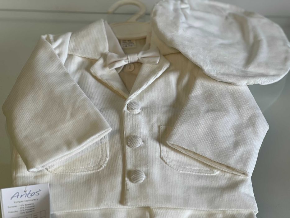 Komplet na Chrzest dla Chłopca - rozmiar 68