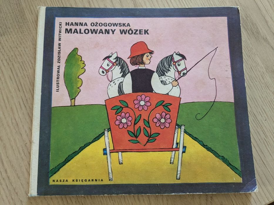 Malowany wózek Hanna Ożogowska