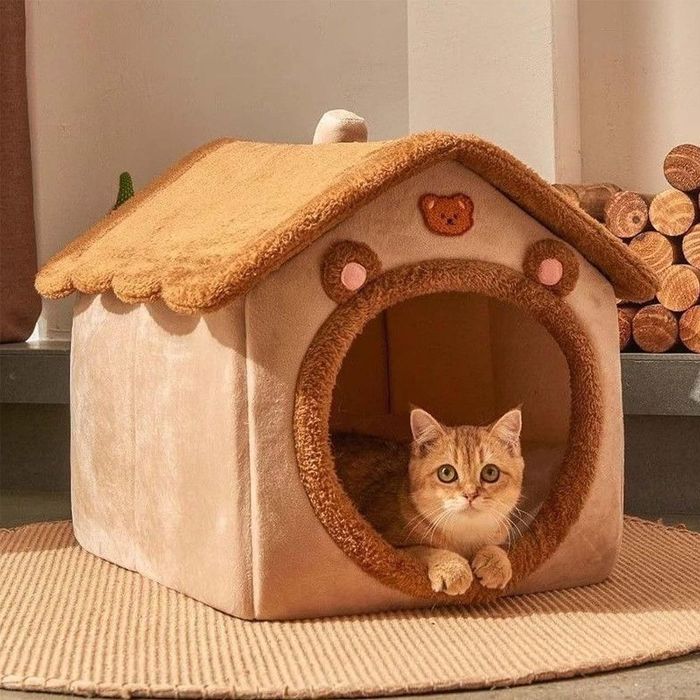 М'який будиночок для собак та котів
