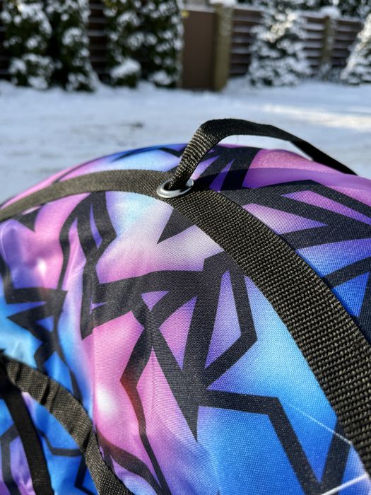 Тюбінг 100 см з камерою, надувні санки "Блакитні зірки"