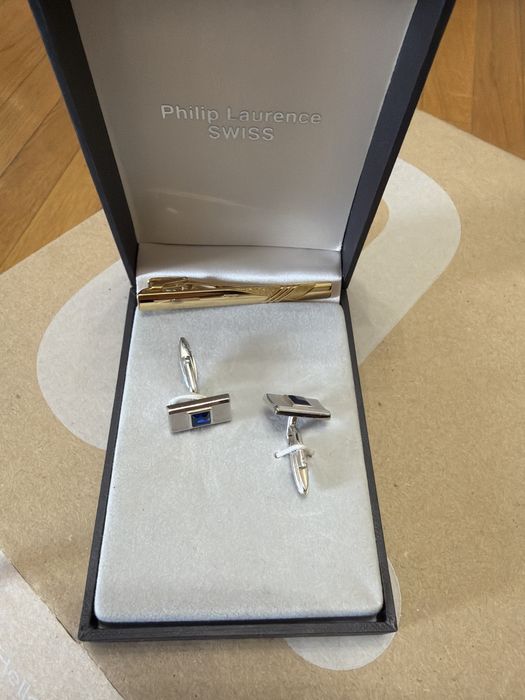 Затискач краватки та запонки Philip Laurence