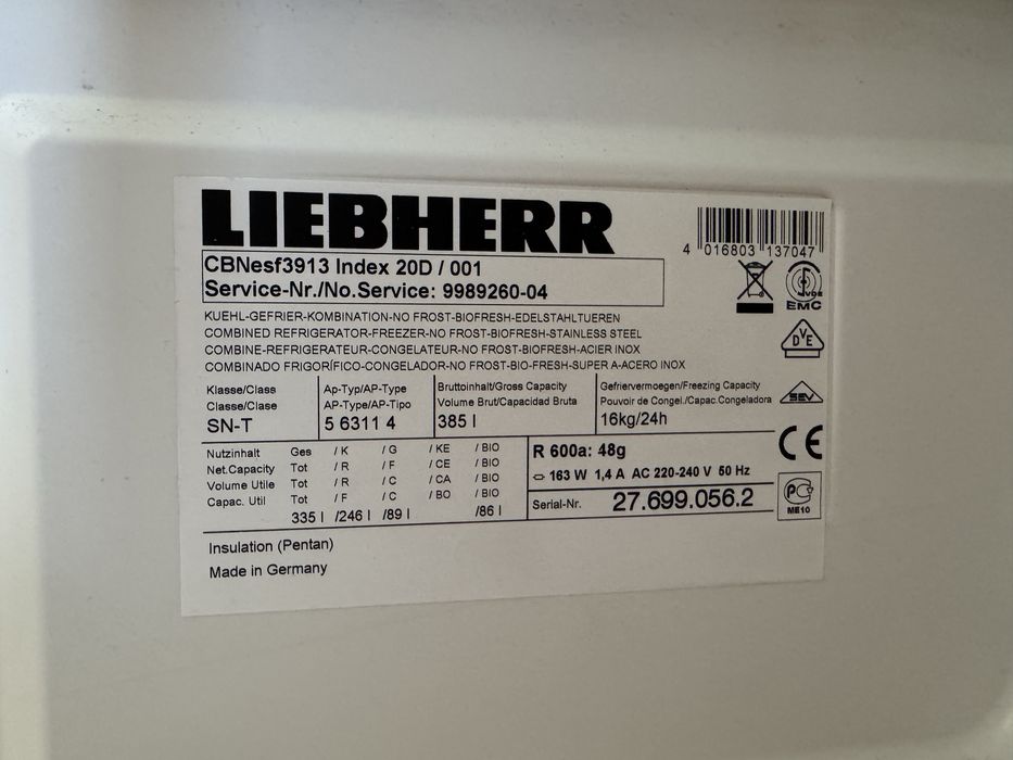 Холодильник Liebherr