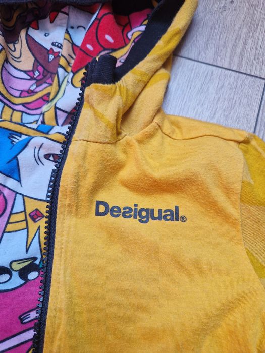 Bluza Desigual roz. 92cm 2-3lata z kapturem
