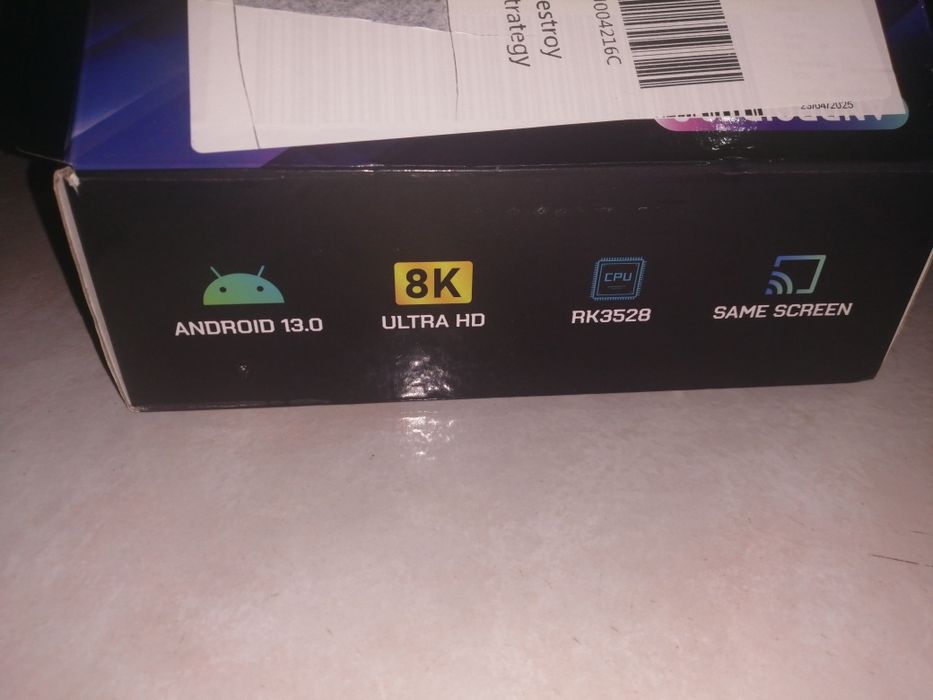 Box Android TV 8K 4gb ram 64gb rom