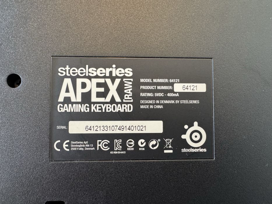 Klawiatura SteelSeries APEX  64121 stan idealny