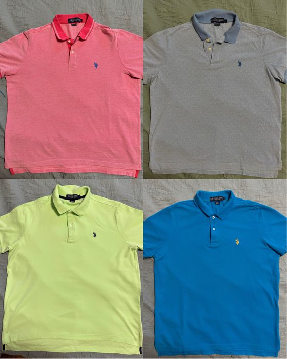 Поло чоловіче, us polo assn, розмір Л, бавовна