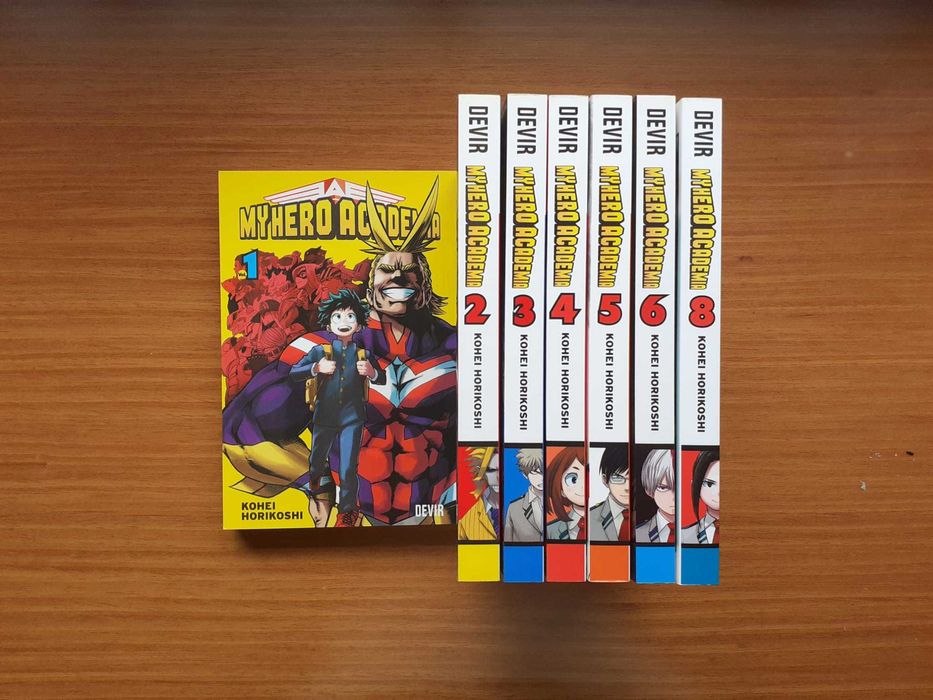 My Hero Academia, [1-6] & [8], 30€