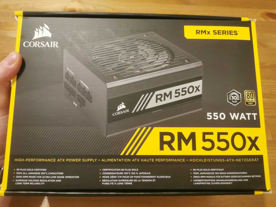 Półpasywny zasilacz Corsair RM550x 550W 80 Plus Gold