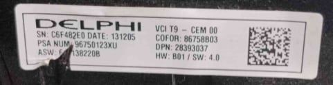 Volante de Direção 96750123XU - PEUGEOT 308 II