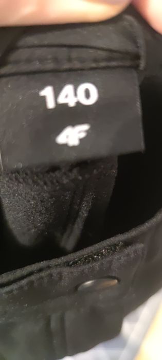 Spodnie Softshell trekkingowe 4 f rozmiar 140