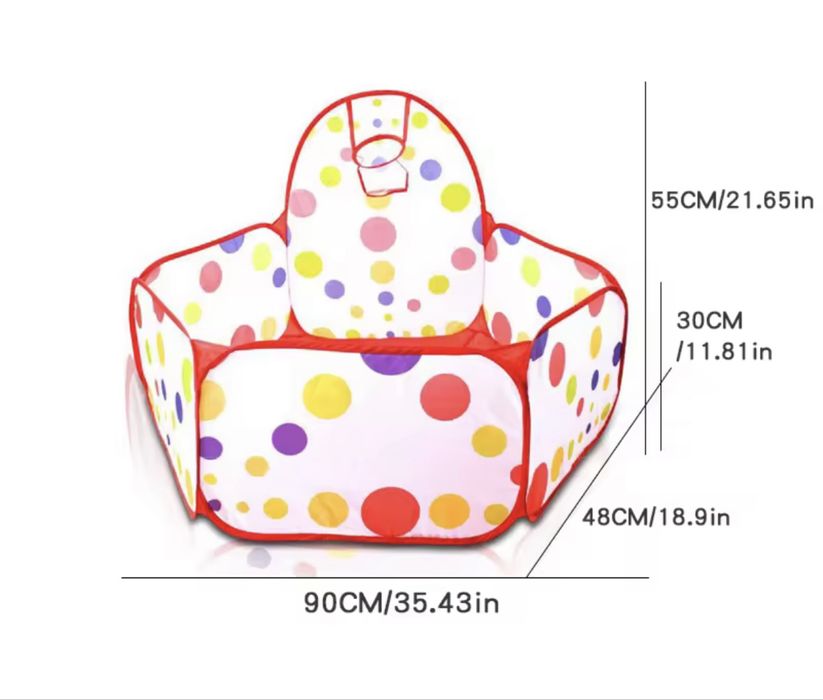 Шарики для сухого бассейна. Кульки в басейн.  100 штук