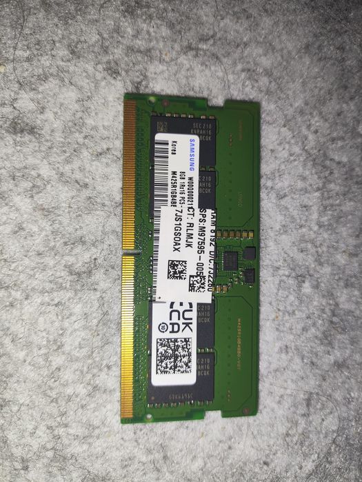 RAM Memory card for laptops , 16gb (2x8gb)