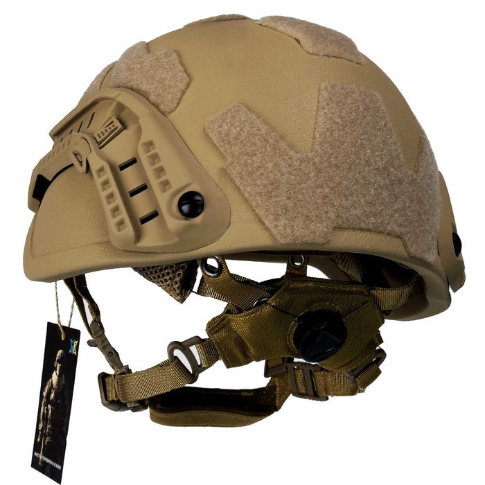 Шолом з вухами MICH 2000 Assault Shell Helmet NIJ IIIA. Койот.