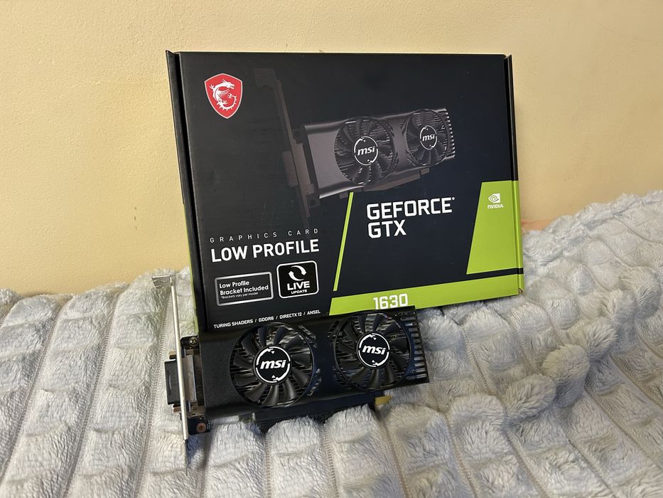 Топ! GTX 1630 4Gb Gddr6 Msi Low Profile Відеокарта з тестами