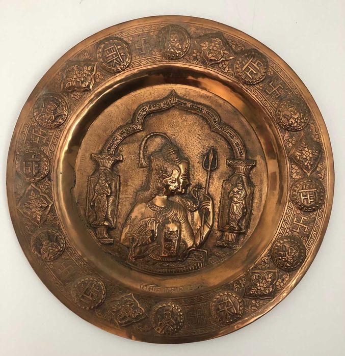 Krishna - prato de parede indiano