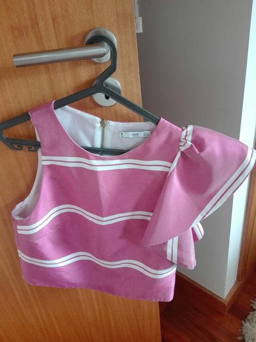 Top Rosa- Mango (Novo)