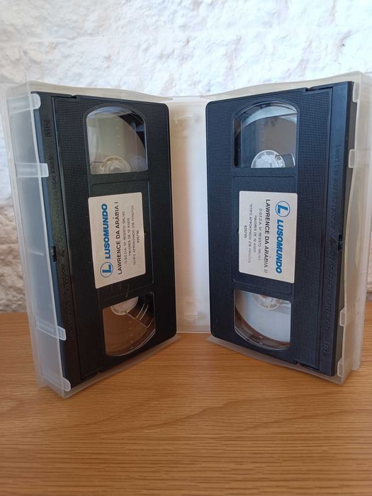 Filme VHS Lawrence da Arábia (edição dupla)