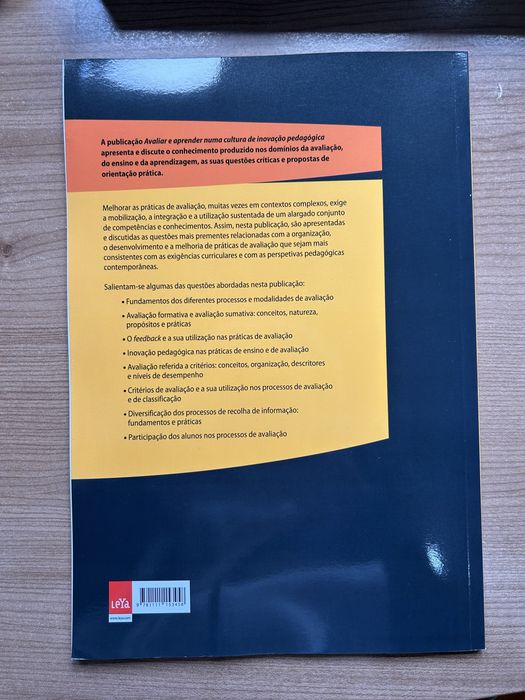 Livro “Avaliar e aprender numa cultura de inovação pedagógica”