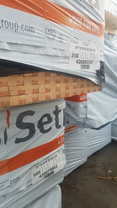 Łaty dachowe,  suche strugane 35 x 70mm, laty, kontrlaty, 40x60