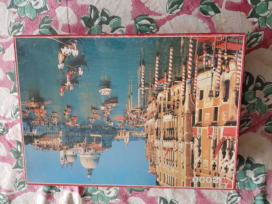 Ułożone puzzle "Wenecja" - rozmiar 2000