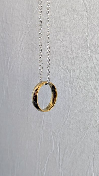The lord of the rings Золотое Кольцо на цепочке Властелин колец