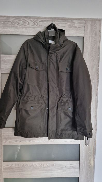 Męska Zimowa kurtka z kapturem Ocieplana Reserved