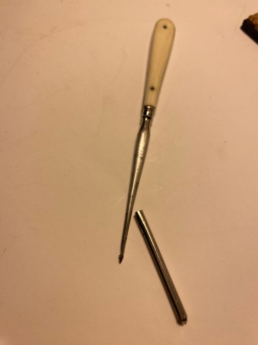 Agulha croché antiga