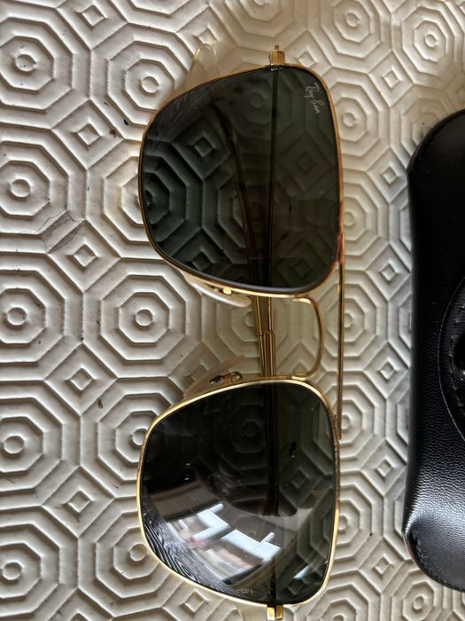 Oculos Rayban de piloto, lentes “BL” verdes…
