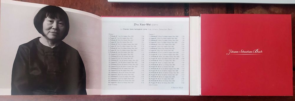 Bach: Le Clavier bien tempéré, Livre 1 (Zhu Xiao-Mei) Mirare 2 CDs