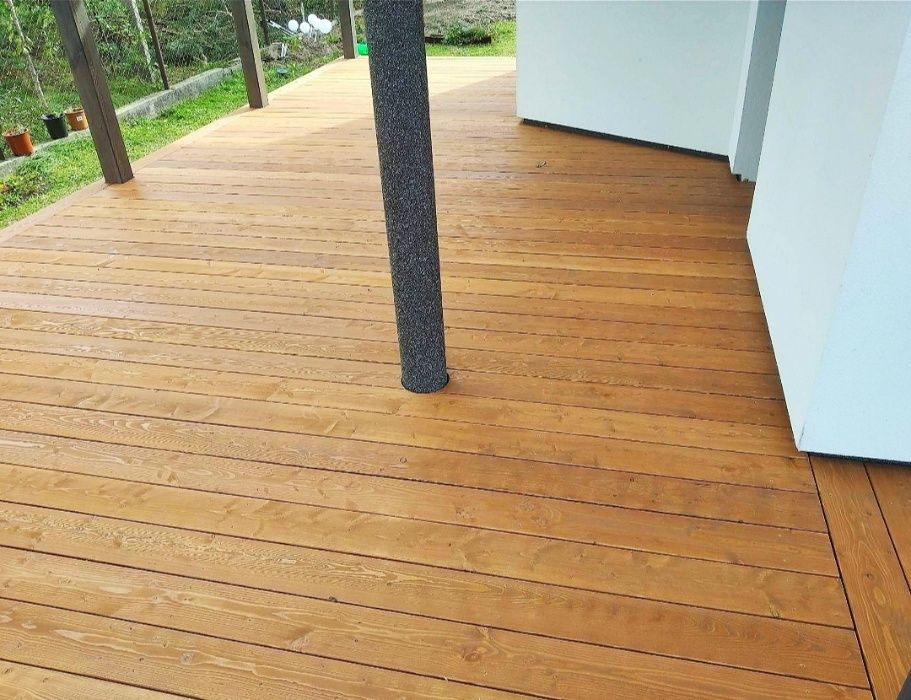 Deska tarasowa modrzew europejski 28x150mm Szalówka deska elewacyjna