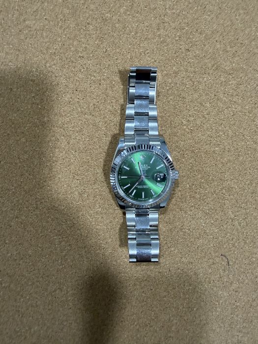 Rolex datejust  41 verde