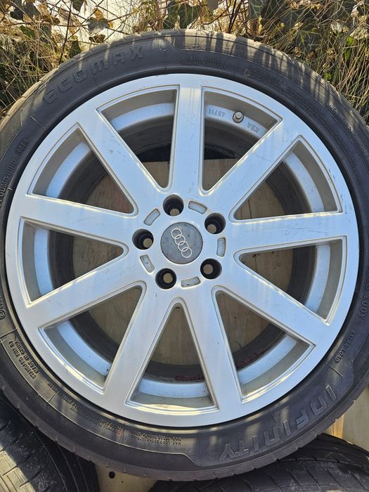 Alufelgi r18 5x112 z oponami i dystanse 15mm